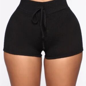 Fashion Nova Wanderlust Shorts Black